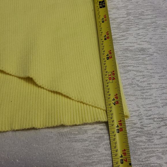 Bishop Young Sardinia Wrap Tank Butter Yellow ribbed knit - Picture 5 of 5